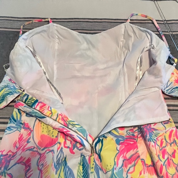 LILLY PULITZER | 14 | Padded Bust | Adjustable Straps | PEEKABOO back! - Picture 14 of 16